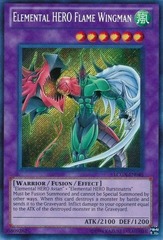 Elemental HERO Flame Wingman - LCGX-EN045 - Secret Rare - Unlimited Edition